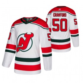 New Jersey Devils Trikot Corey Crawford 50 2020-21 Ausweich Authentic - Herren